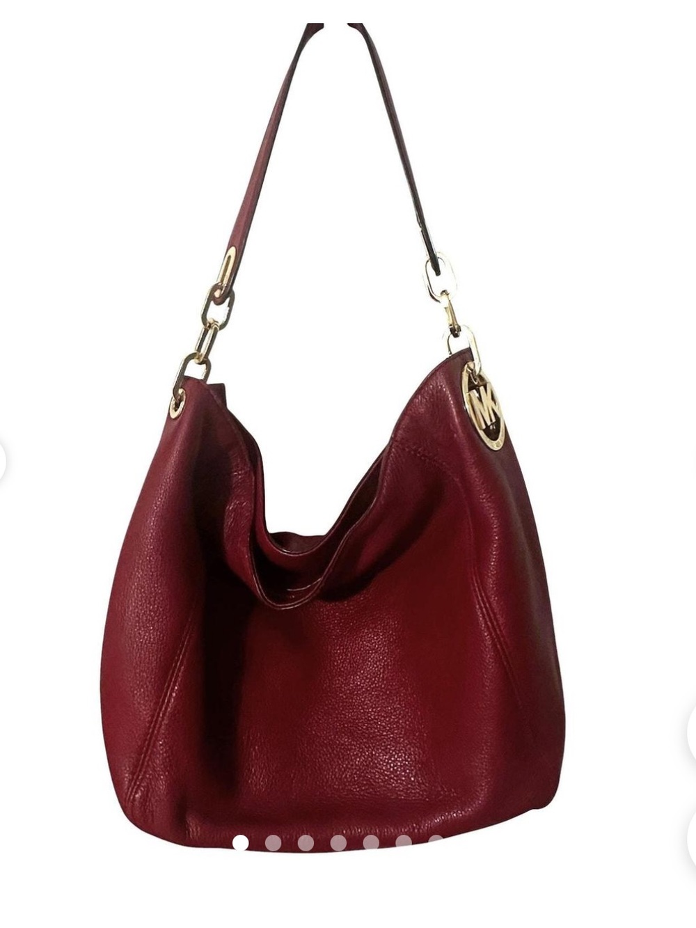 Red Michael Kors purse